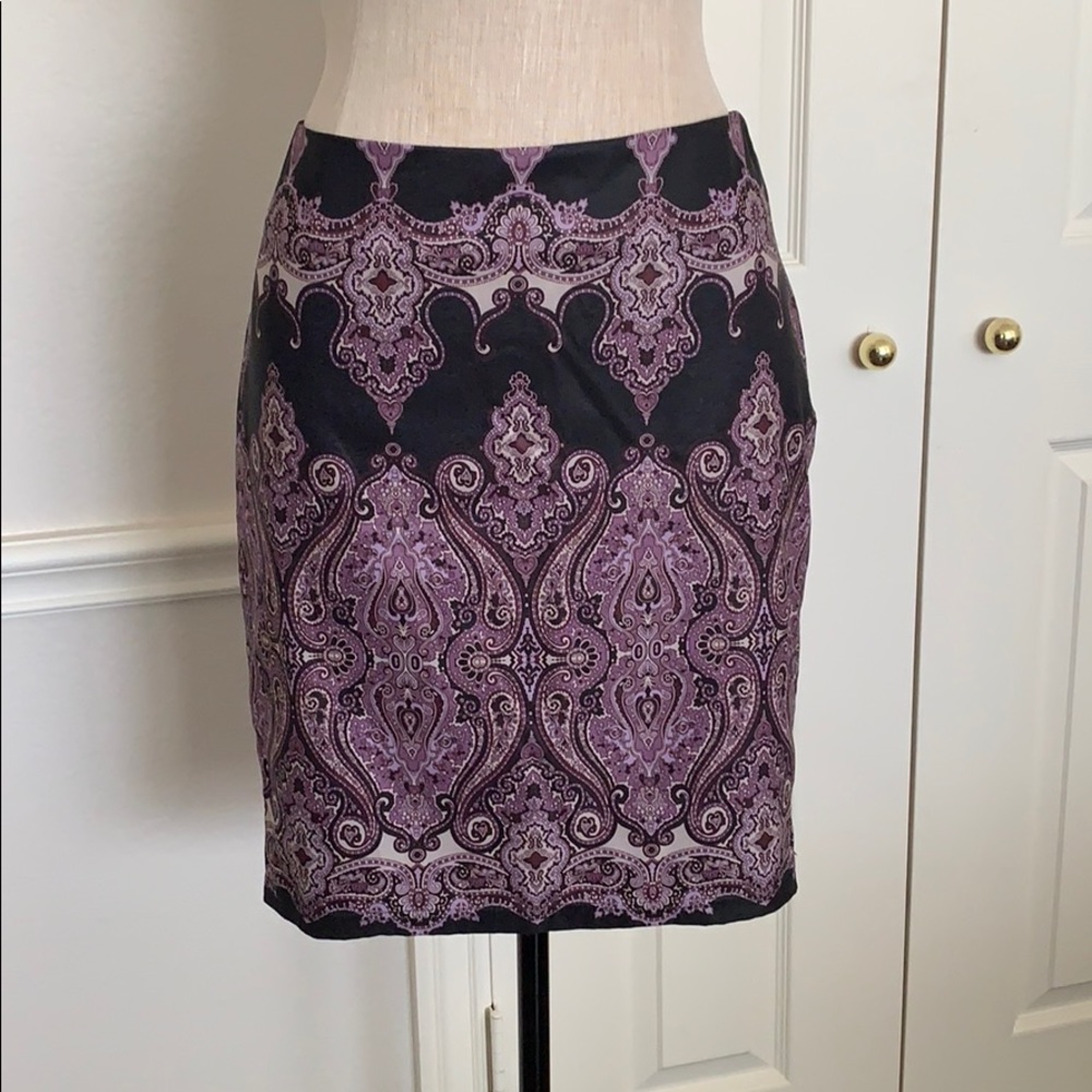 INC Skirt Black &! Lavender
